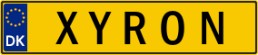 Truck License Plate